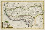digital antique map of west africa in 1773