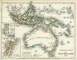 digital download tallis antique map of australia and east indies in 1860