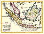 digital historical map of east indies, 1740