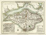 digital download of historical antique map of isle of wight in 1806