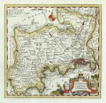 download stock image antique map of middlesex in 1786